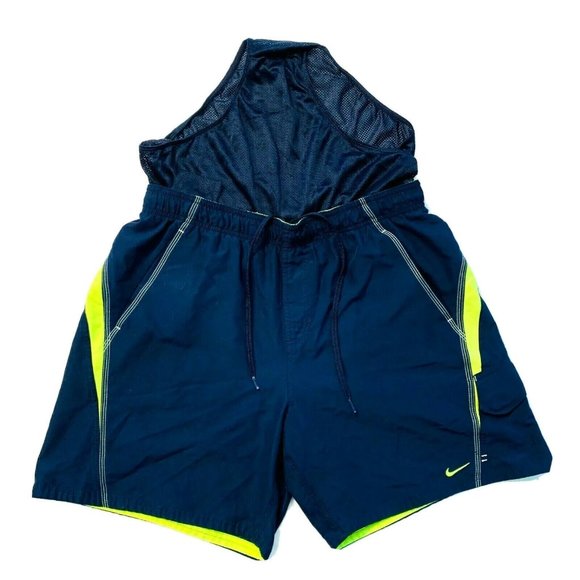 Vintage Nike Swim‎ Trunks Board Shorts Mesh Lined - Picture 8 of 12